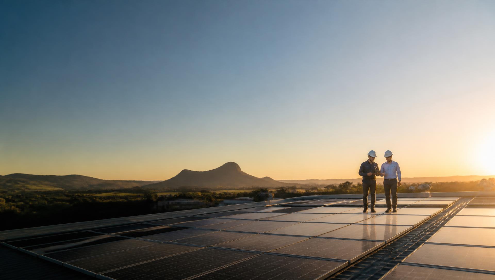 Instalação de painéis solares